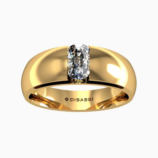 Curvé | Anillo en Oro con Piedra Ovalo