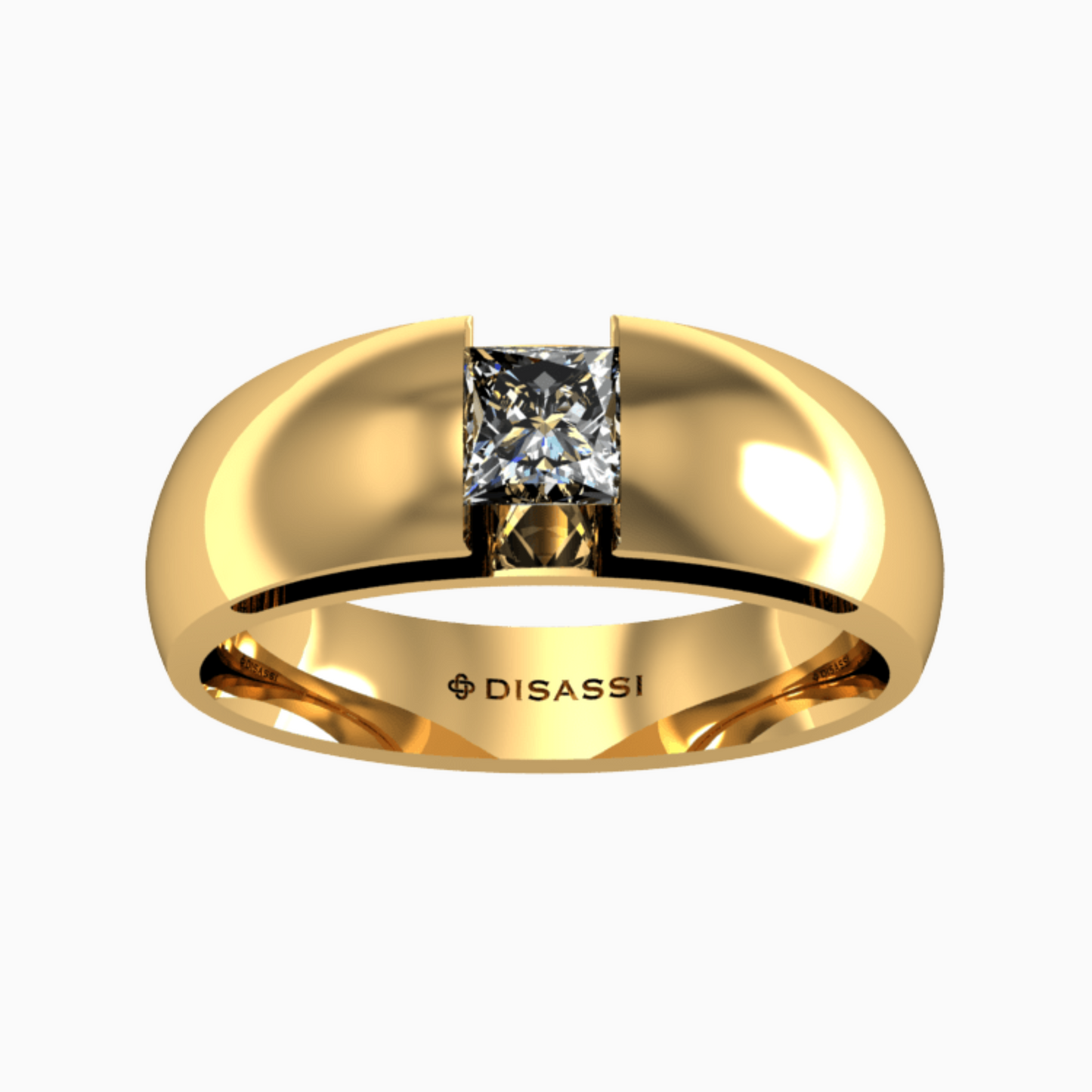 Curvé | Anillo en Oro con Piedra Princess